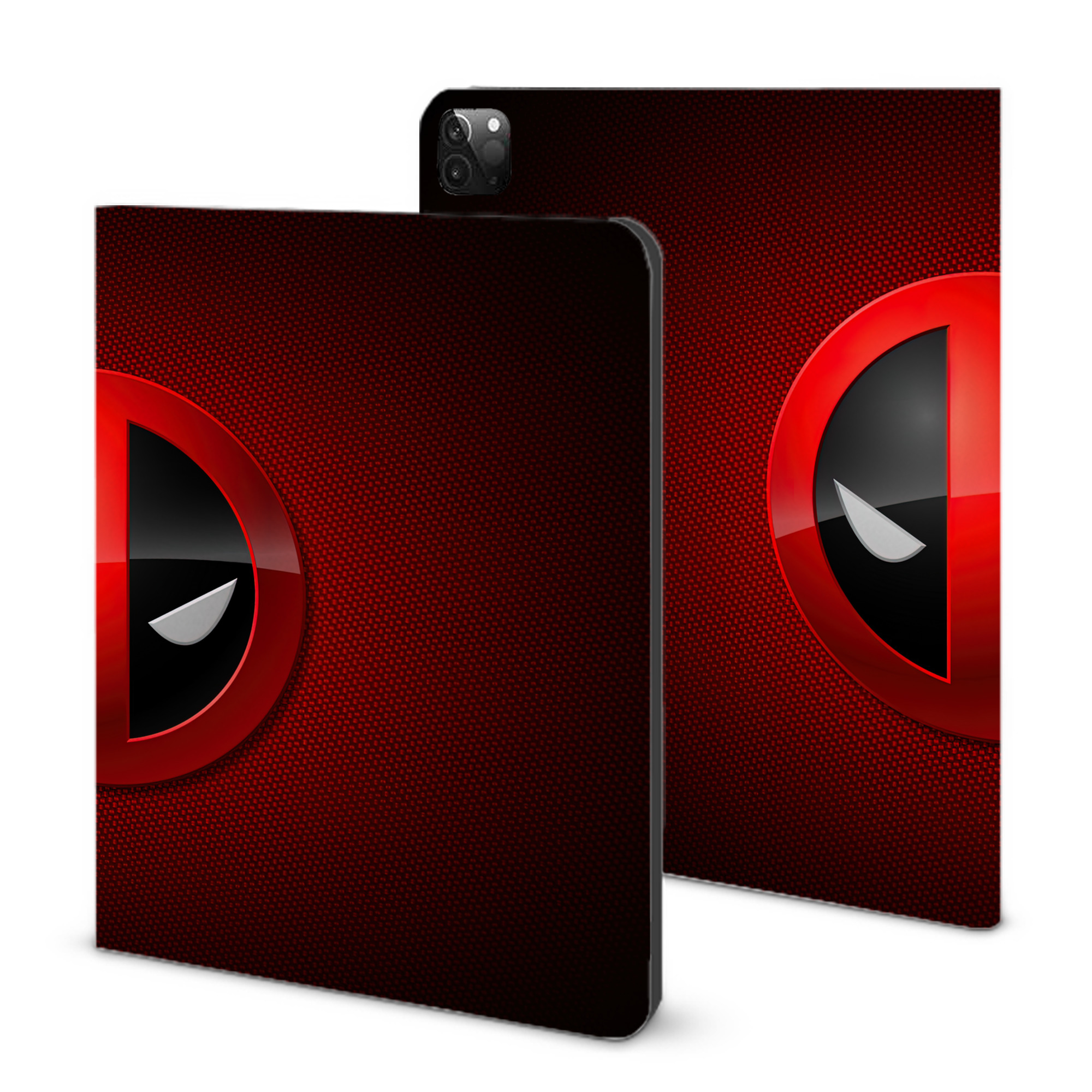 （画像用） Deadpool デッドプール IPadケース ペンホルダー付き ブックスタイルデザイン